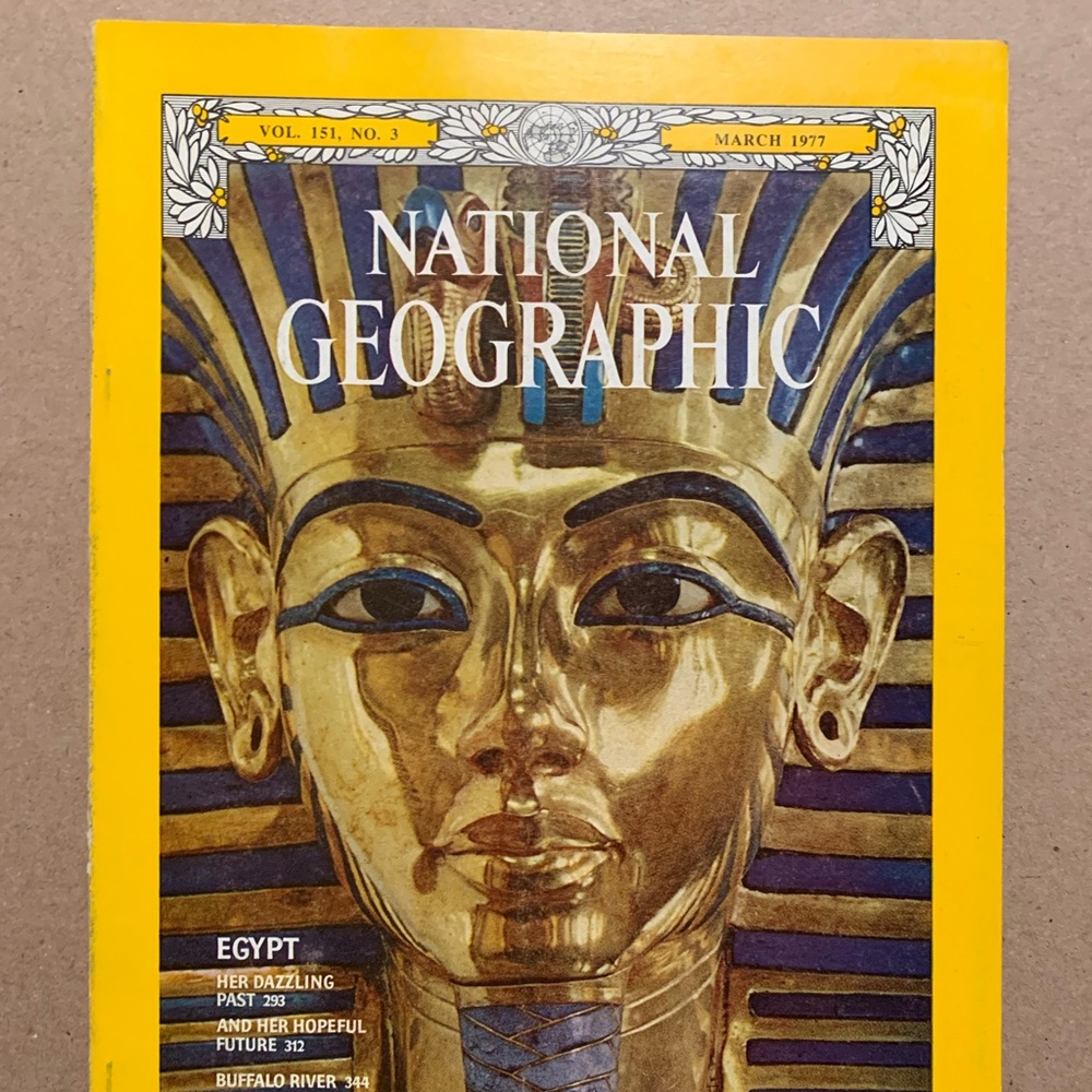 RESERVED Vintage National Geographic magazine